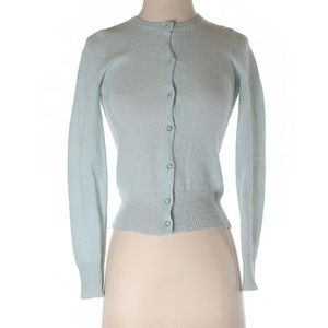 Seafoam green cardigan